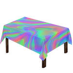 Psychedelic Holographic Trippy Print Tablecloth