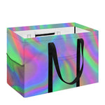 Psychedelic Holographic Trippy Print Utility Tote Bag