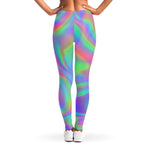 Psychedelic Holographic Trippy Print Women's Leggings