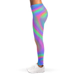 Psychedelic Holographic Trippy Print Women's Leggings