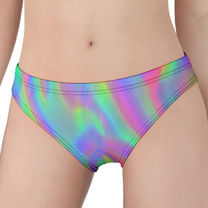 Psychedelic Holographic Trippy Print Women's Panties