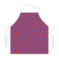 Psychedelic Illusion Print Adjustable Apron