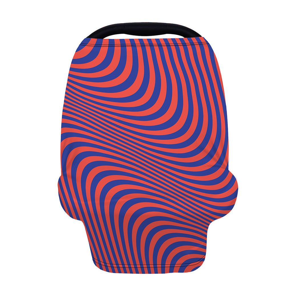 Psychedelic Illusion Print Baby Seat Cover