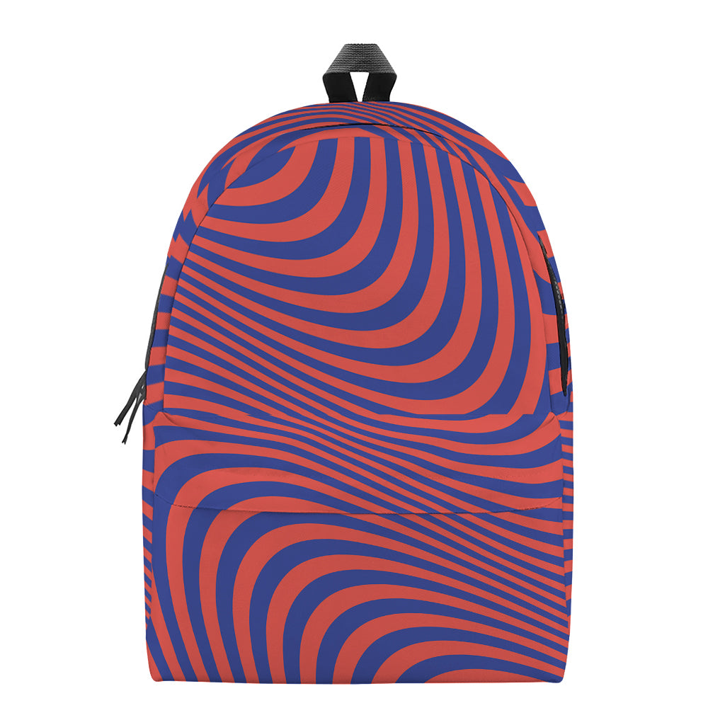 Psychedelic Illusion Print Backpack