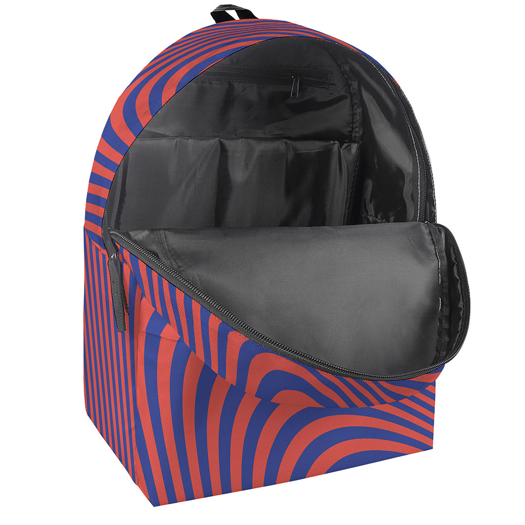 Psychedelic Illusion Print Backpack