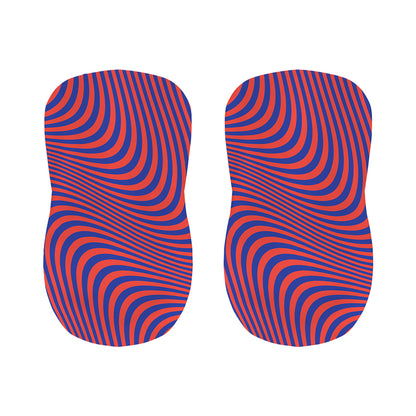 Psychedelic Illusion Print Bar Stool Covers