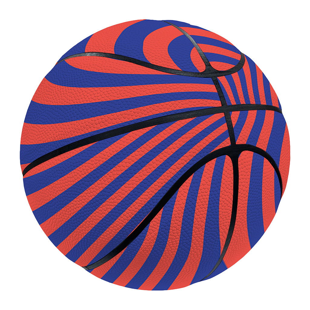 Psychedelic Illusion Print Basketball