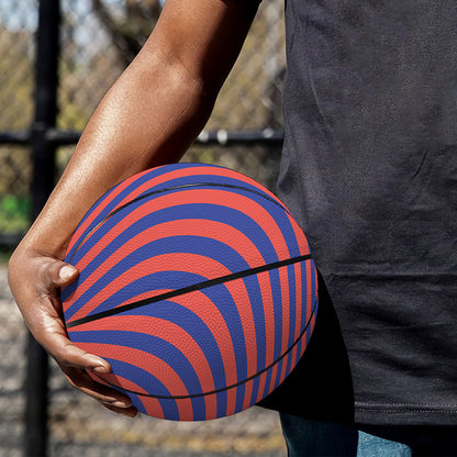 Psychedelic Illusion Print Basketball
