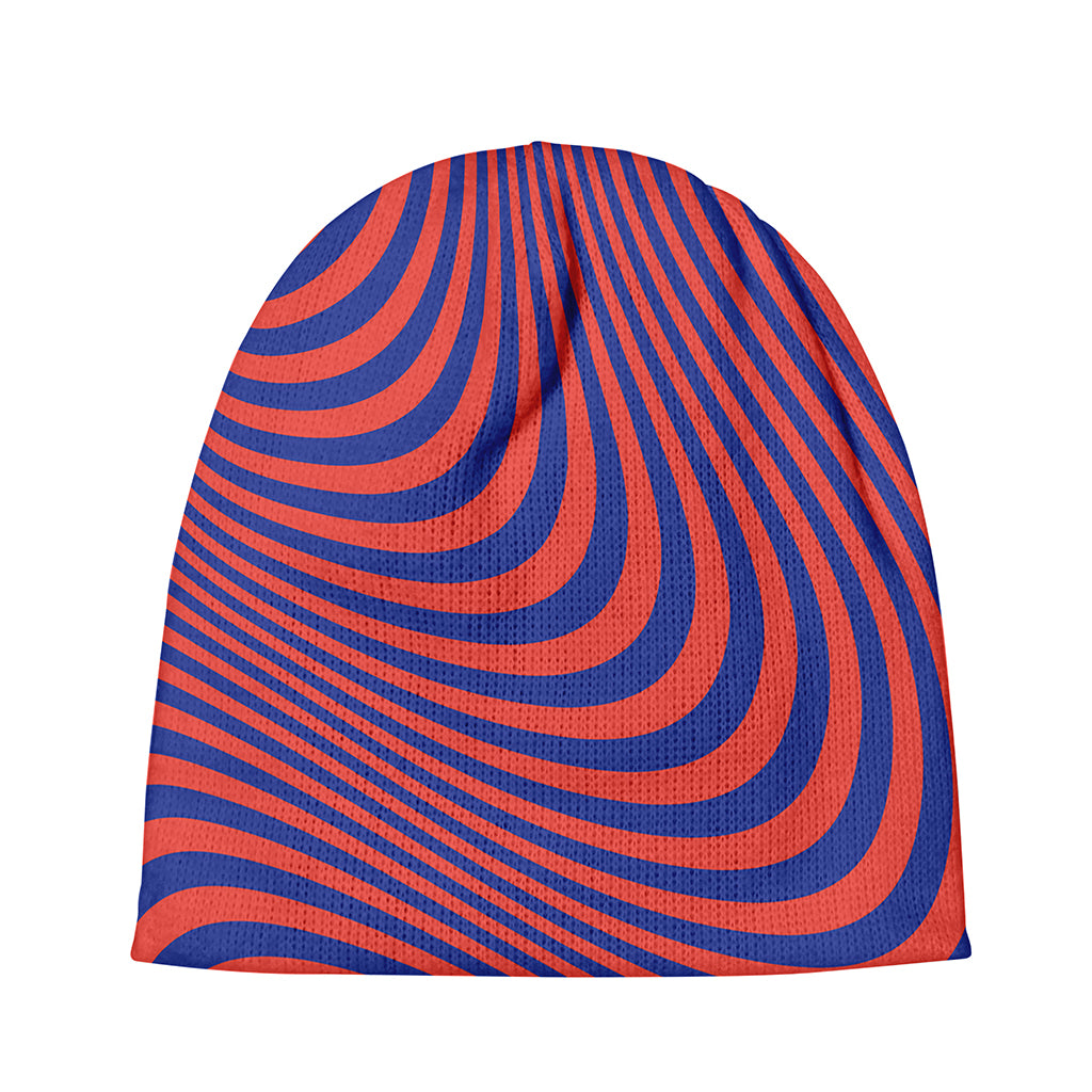 Psychedelic Illusion Print Beanie