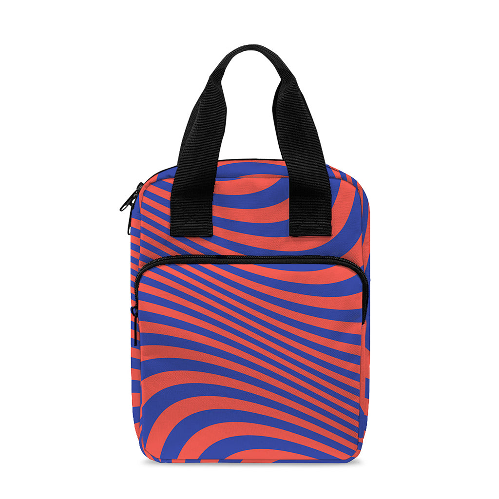 Psychedelic Illusion Print Bible Tote Bag