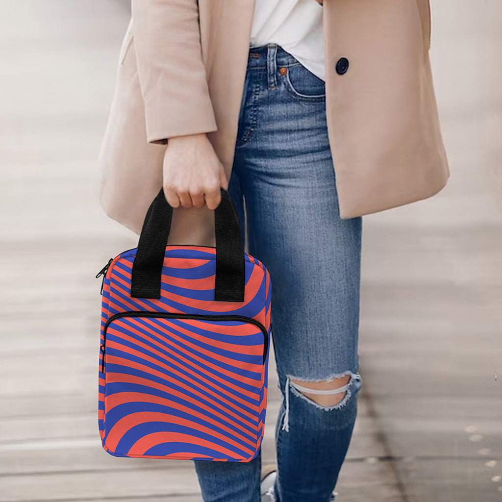 Psychedelic Illusion Print Bible Tote Bag