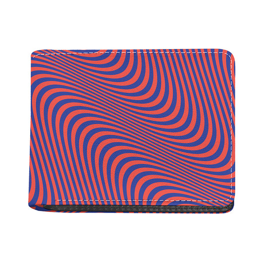Psychedelic Illusion Print Bifold Wallet