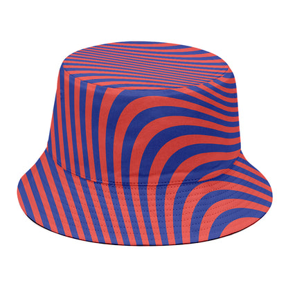 Psychedelic Illusion Print Bucket Hat