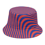 Psychedelic Illusion Print Bucket Hat