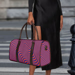 Psychedelic Illusion Print Duffle Bag