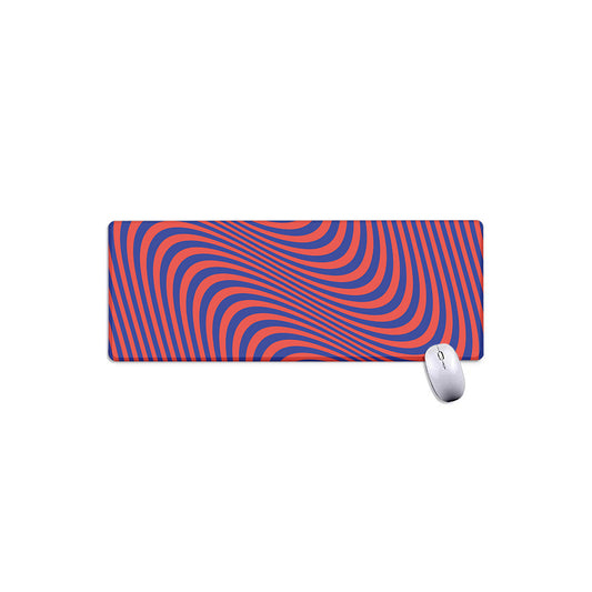 Psychedelic Illusion Print Extended Mouse Pad