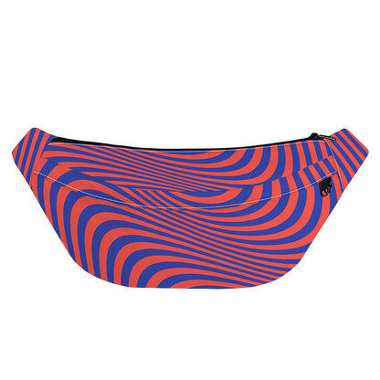 Psychedelic Illusion Print Fanny Pack
