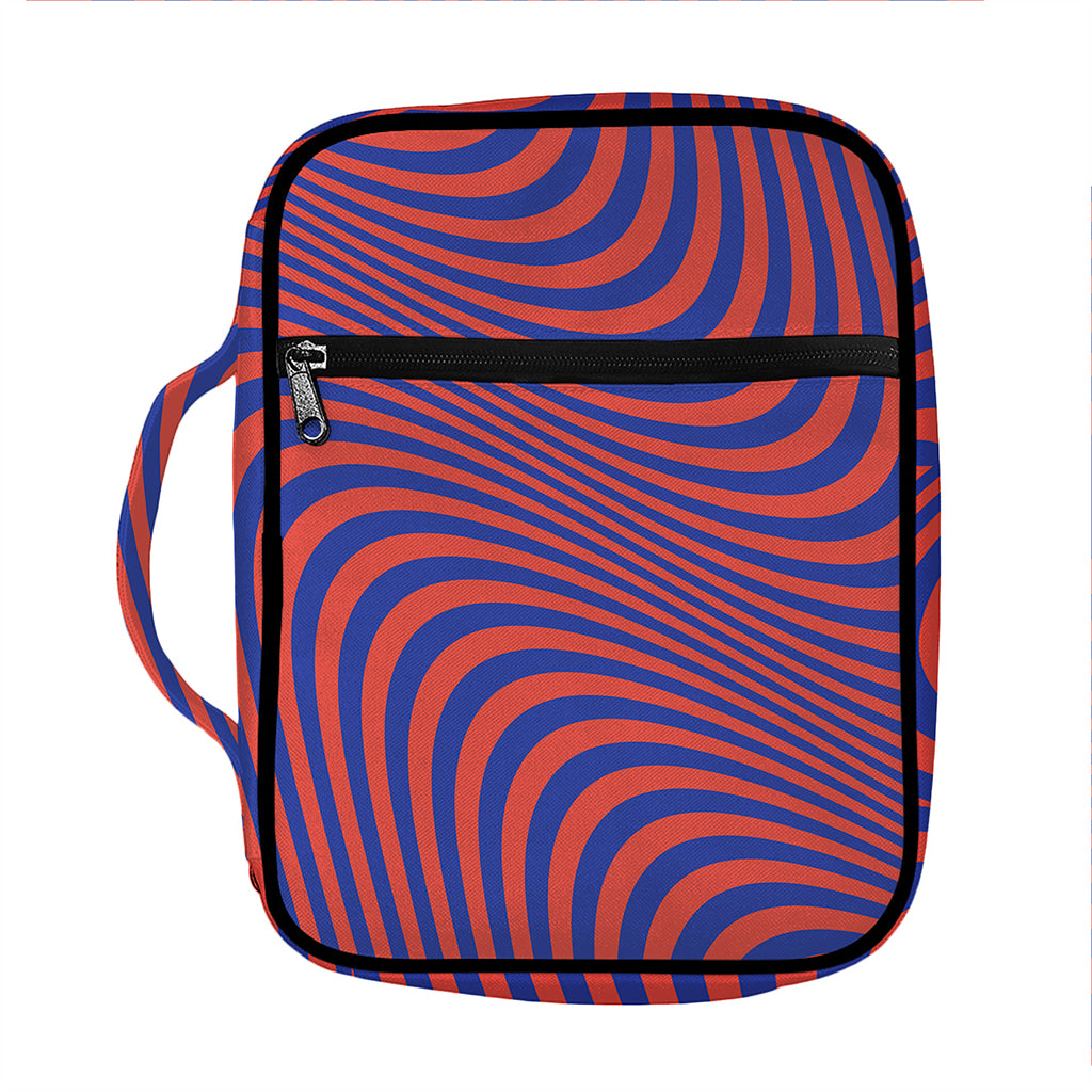 Psychedelic Illusion Print Front Pocket Bible Bag
