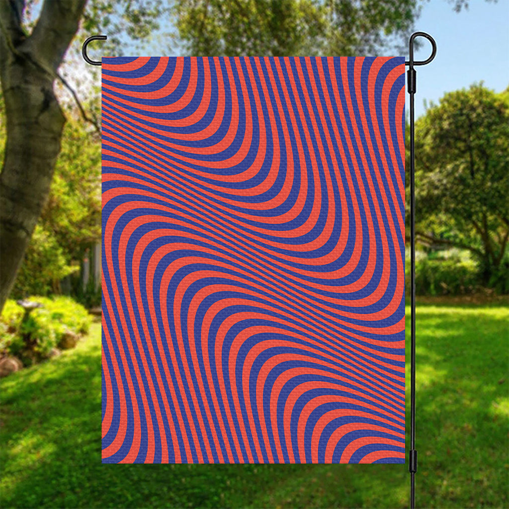 Psychedelic Illusion Print Garden Flag