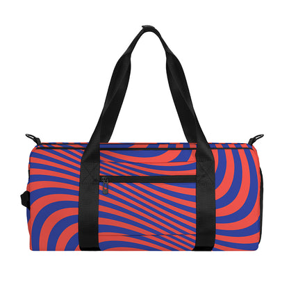 Psychedelic Illusion Print Gym Bag