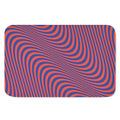 Psychedelic Illusion Print Indoor Door Mat