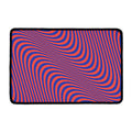 Psychedelic Illusion Print Kitchen Mat