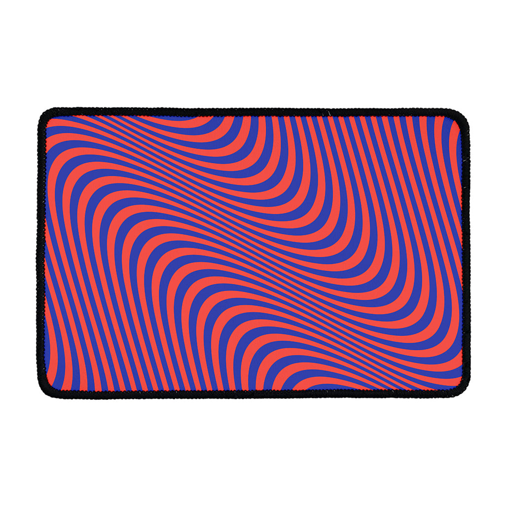 Psychedelic Illusion Print Kitchen Mat
