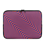 Psychedelic Illusion Print Laptop Sleeve