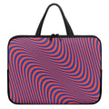 Psychedelic Illusion Print Laptop Sleeve With Handle