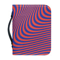 Psychedelic Illusion Print Leather Bible Cover