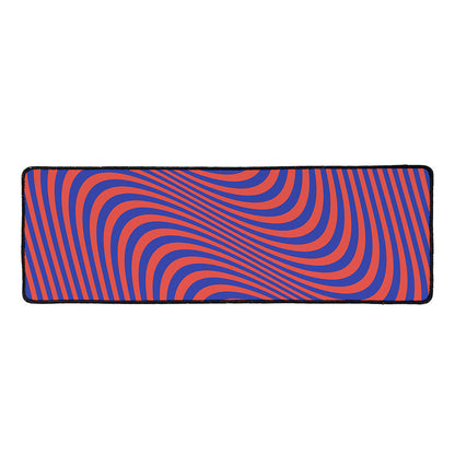 Psychedelic Illusion Print Long Kitchen Mat