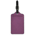 Psychedelic Illusion Print Luggage Tag