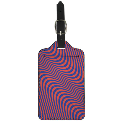 Psychedelic Illusion Print Luggage Tag