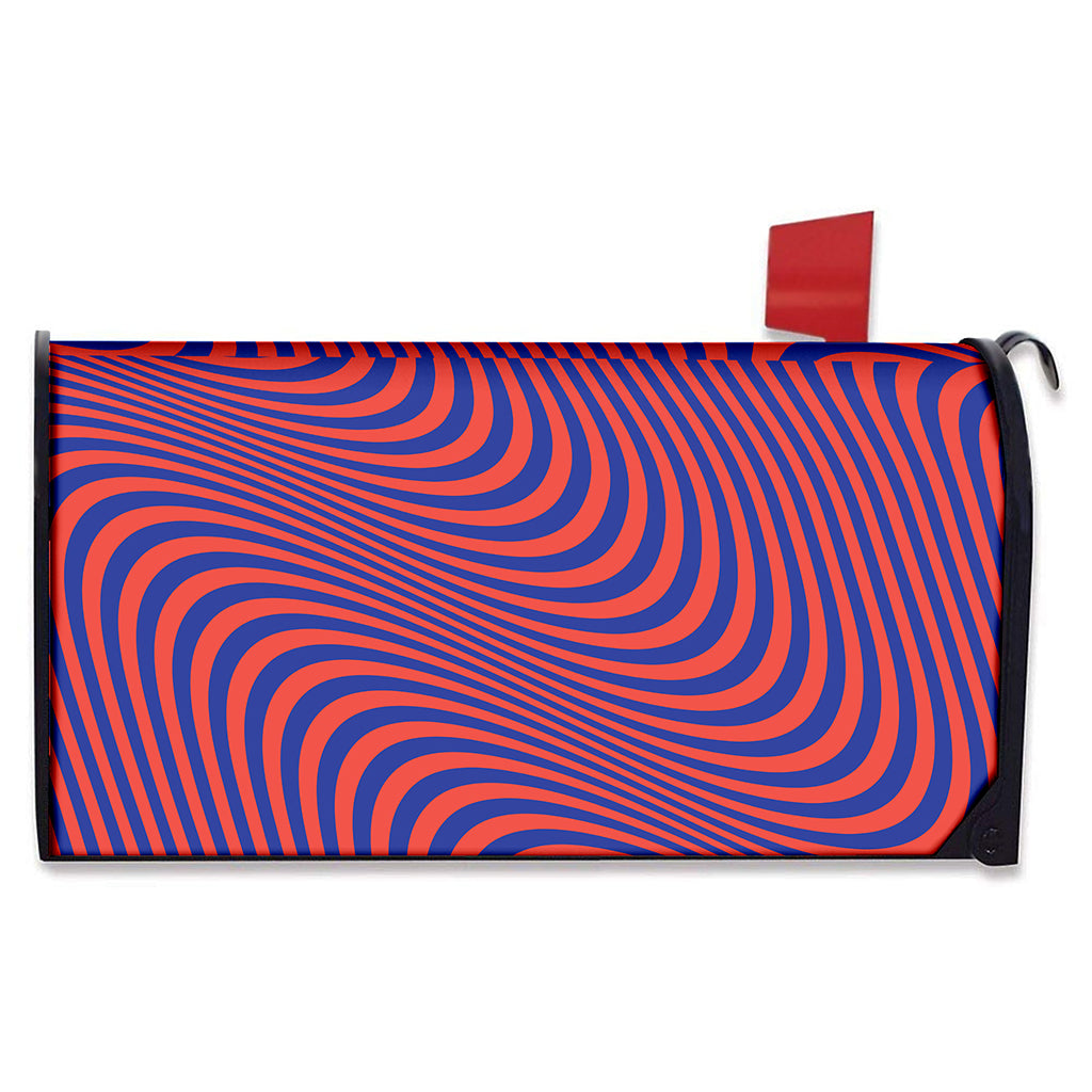 Psychedelic Illusion Print Mailbox Cover
