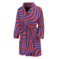 Psychedelic Illusion Print Men's Bathrobe