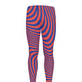 Psychedelic Illusion Print Men's Leggings