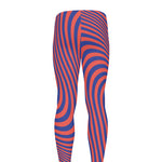 Psychedelic Illusion Print Men's leggings