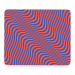 Psychedelic Illusion Print Mouse Pad