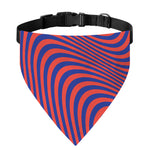 Psychedelic Illusion Print Over The Collar Dog Bandana