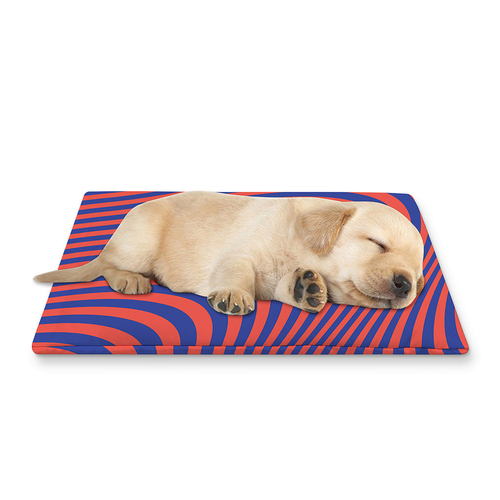 Psychedelic Illusion Print Pet Cooling Mat Cover