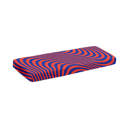 Psychedelic Illusion Print Piano Keyboard Cover