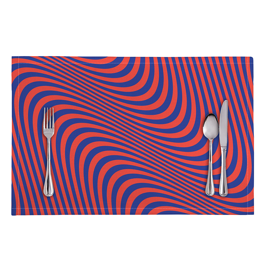 Psychedelic Illusion Print Placemat