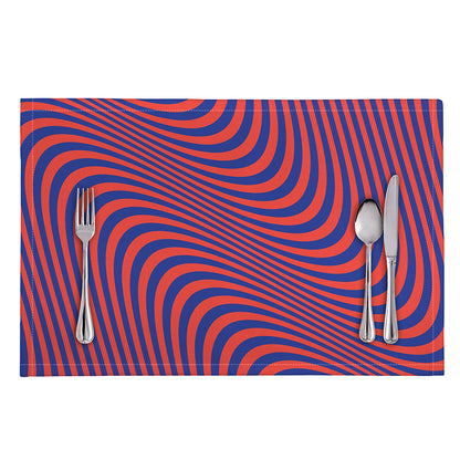Psychedelic Illusion Print Placemat
