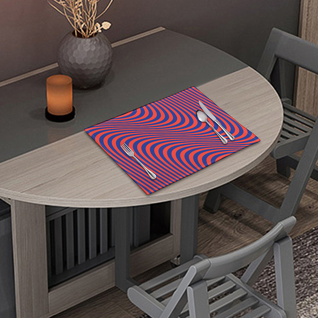 Psychedelic Illusion Print Placemat