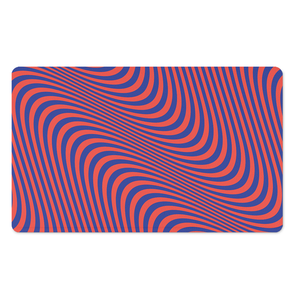 Psychedelic Illusion Print Polyester Doormat