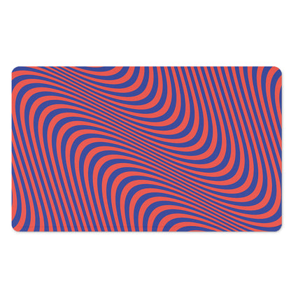 Psychedelic Illusion Print Polyester Doormat