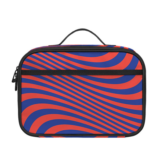 Psychedelic Illusion Print Portable Lunch Bag