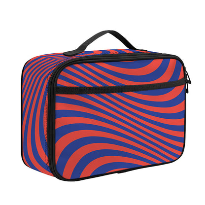 Psychedelic Illusion Print Portable Lunch Bag