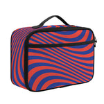 Psychedelic Illusion Print Portable Lunch Bag