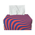 Psychedelic Illusion Print Rectangle Tissue Box Cover